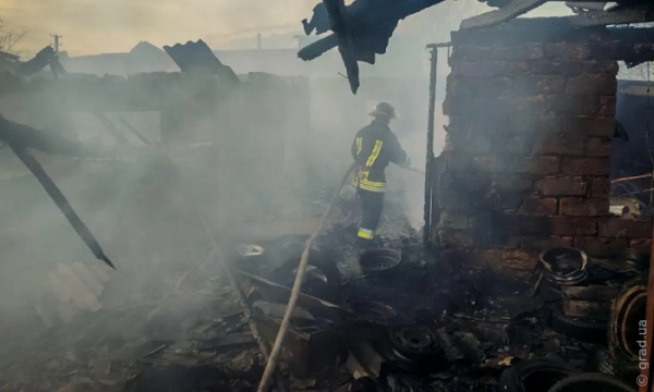У Березівському районі рятувальники ліквідували пожежу 2-х господарчих споруд