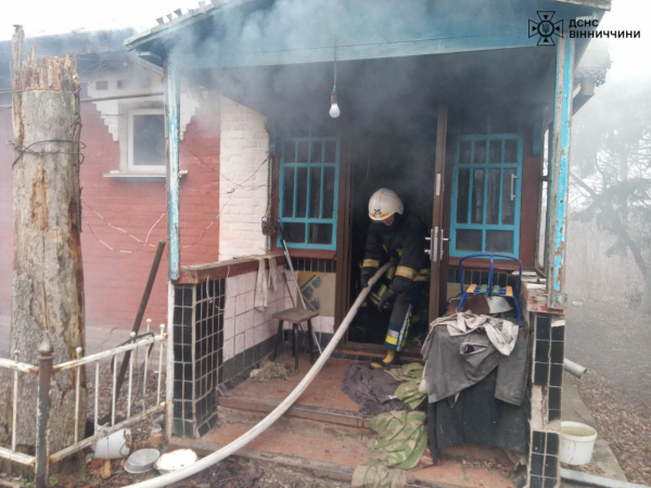 В одній з громад на Вінниччині через пожежу в будинку  загинув чоловік
