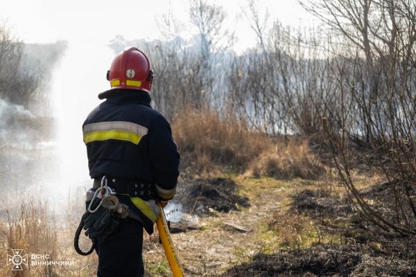 Рятувальники Вінниччини б’ють на сполох через різке зростання кількості пожеж в екосистемах