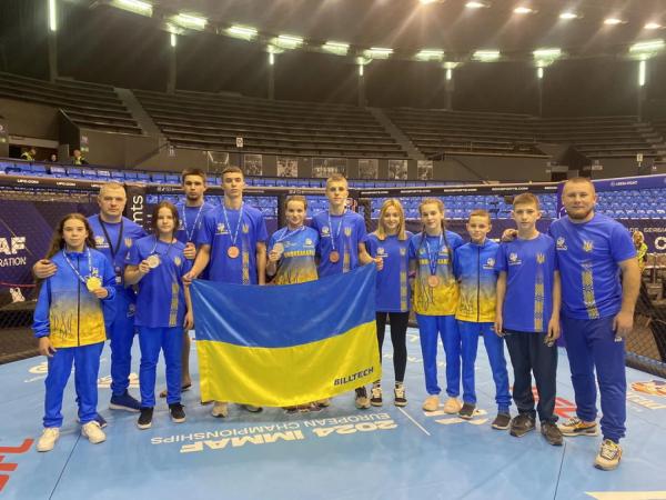 Спортсмени з Вінниччини здобули 55 медалей на чемпіонаті Європи зі змішаних єдиноборств
