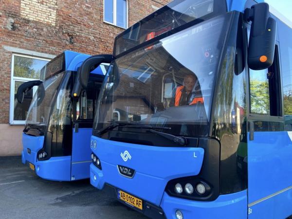 У Вінниці додали на маршрути два автобуси з Німеччини