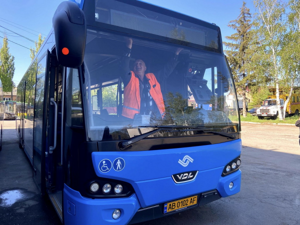 У Вінниці додали на маршрути два автобуси з Німеччини