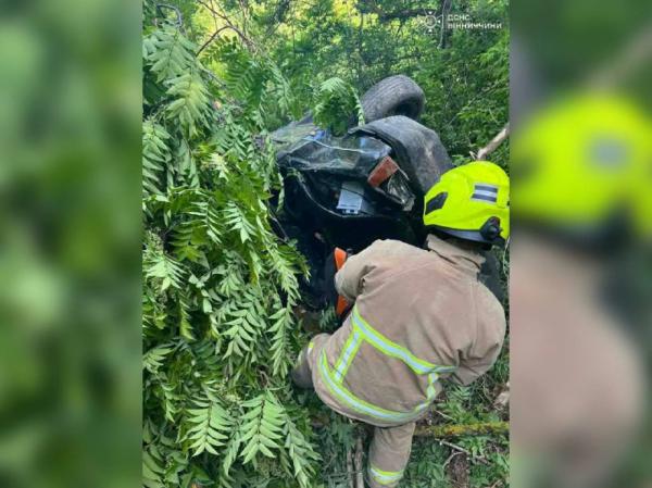 На Вінниччині перекинувся автомобіль: загинув водій