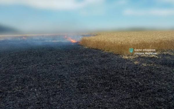 Россияне ударили баллистической ракетой по Одесщине, горит поле