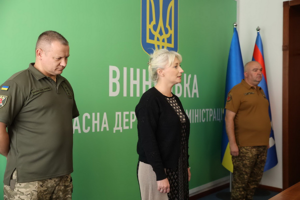 Родинам загиблих захисників з Вінниччини передали державні нагороди