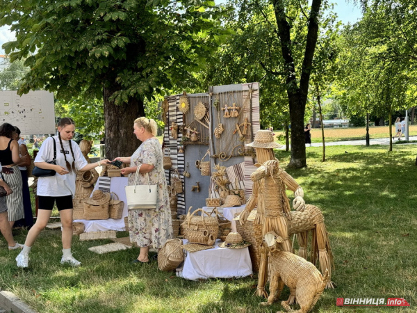 На Європейській площі у Вінниці «заплітали рогозу»