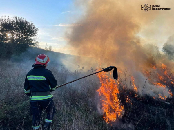 21 пожежу ліквідували рятувальники за добу на Вінниччині