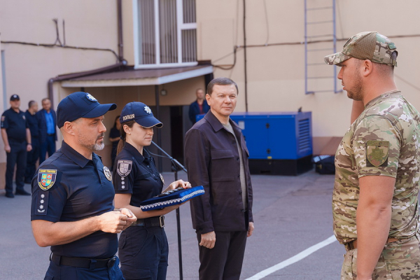 Вінниця забезпечила дев’ятьма машинами стрілецький батальйон поліції