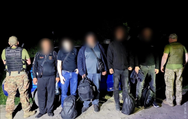 Чоловічий квартет порушників затримано на кордоні на Одещині