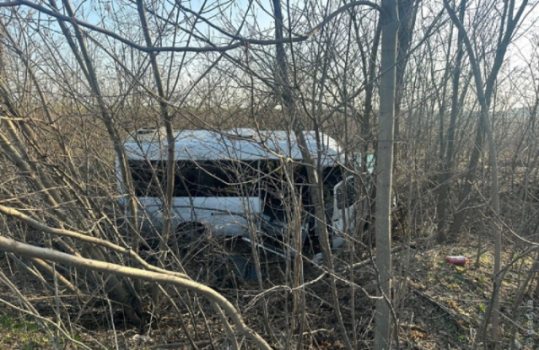 Під Одесою автобус Mercedes Sprinter з'їхав у кювет: 11 постраждалих