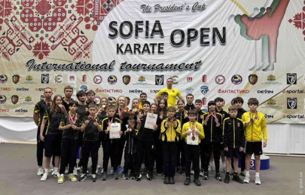 Одеські каратисти здобули 20 медалей на міжнародному турнірі Sofia Open-2026